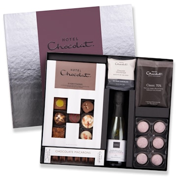 hotel chocolate valentines day hamper.