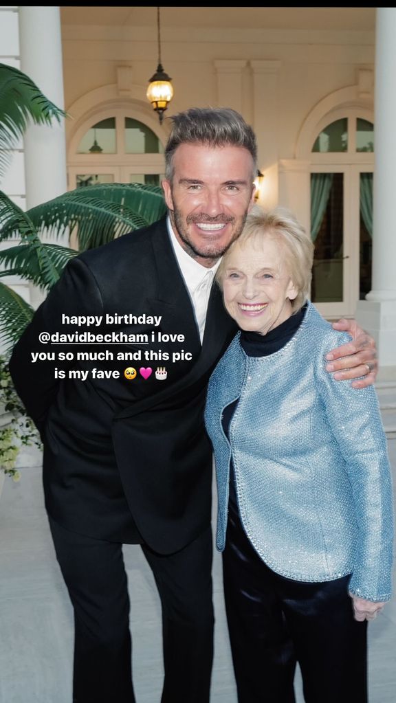 Nicola Peltz Beckham shared a wedding photo to mark David Beckham's 49th birthday