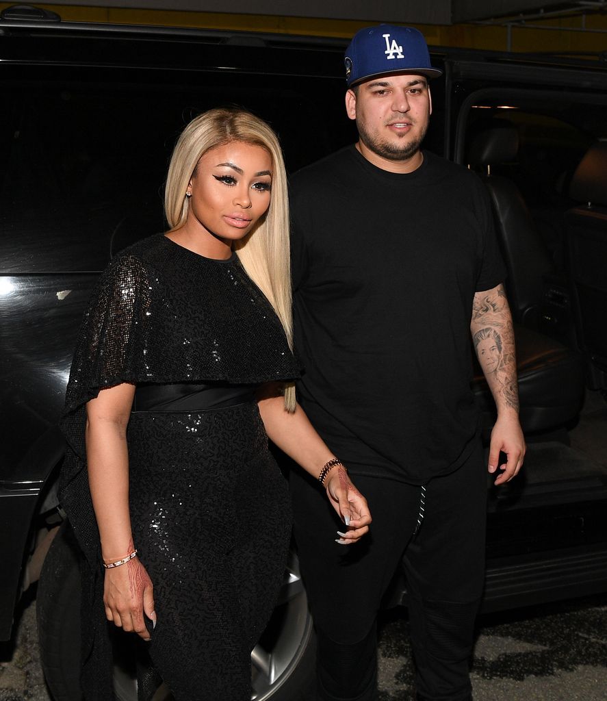 Rob Kardashian and Blac Chyna 