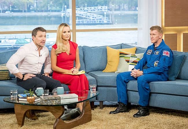 amanda holden and tim peake this morning