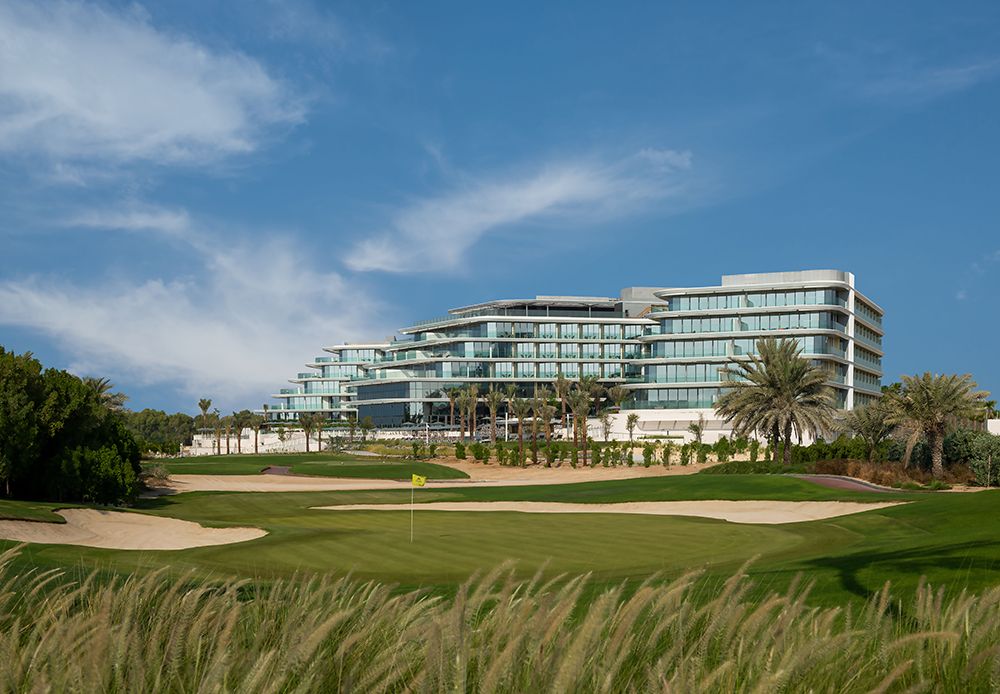 The Lake View Hotel and surrounding golf course