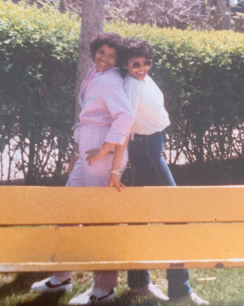 Kamala Harris and her friend Wanda in the 1970s