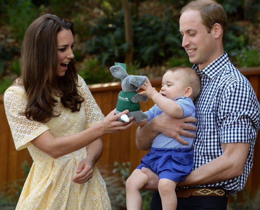 William, Kate and George on royal tour of Australia, 2014