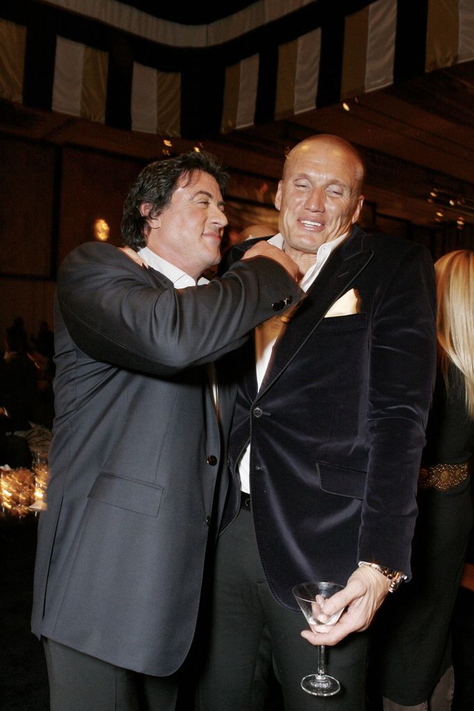 Sylvester Stallone and Dolph Lundgren at the World Premiere of 'Rocky Balboa' at Grauman's Chinese Theater in Hollywood
