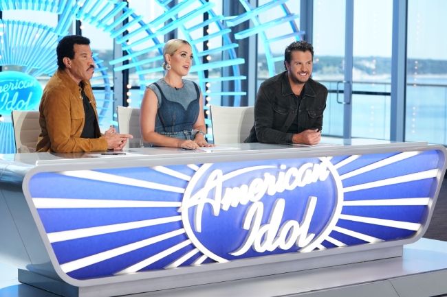american idol judging panel consisting of lionel richie, katy perry, and luke bryan