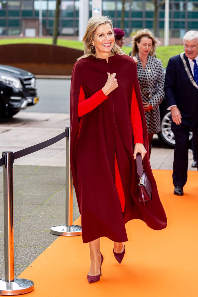 Queen Maxima of The Netherlands attends the 5th anniversary of SchuldenlabNL at Nationale Nederlanden on November 14, 2023 in The Hague, Netherlands. SchuldenlabNL is an cooperation between government, authorities and bailiffs to prevent debts.