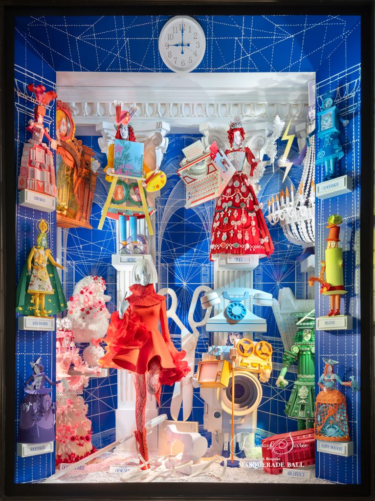 The holiday windows at Bergdorf Goodman