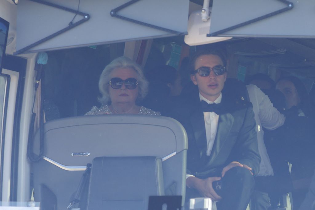 Guests arrive at Abadía Retuerta LeDomaine, for the wedding of Stella and Alex