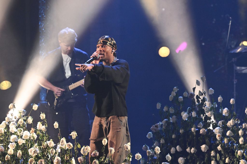 The Late Show with Stephen Colbert and musical guest d4vd during Wednesday's April 30, 2025 show.