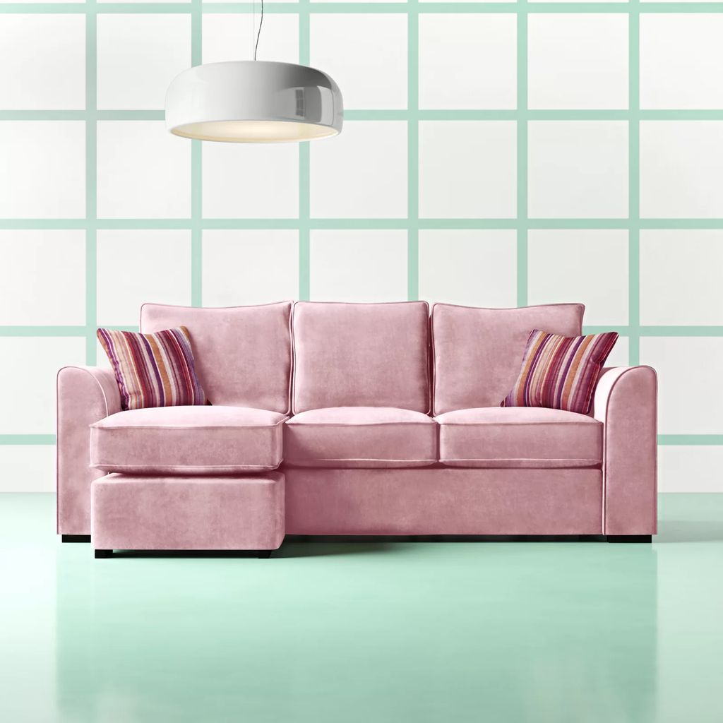 Wayfair Celis 2-piece upholstered corner sofa Chaise