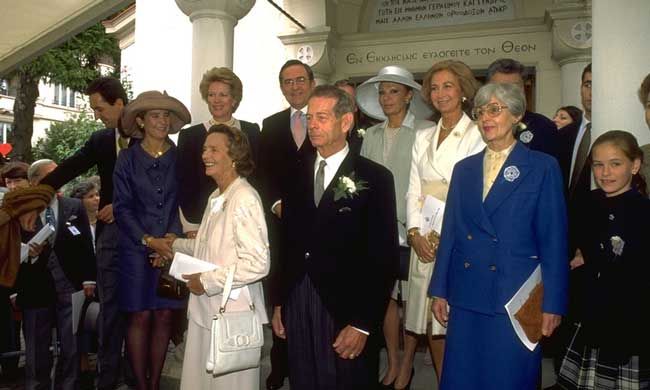 King Constantine at Margareta of Romanias wedding in 1996