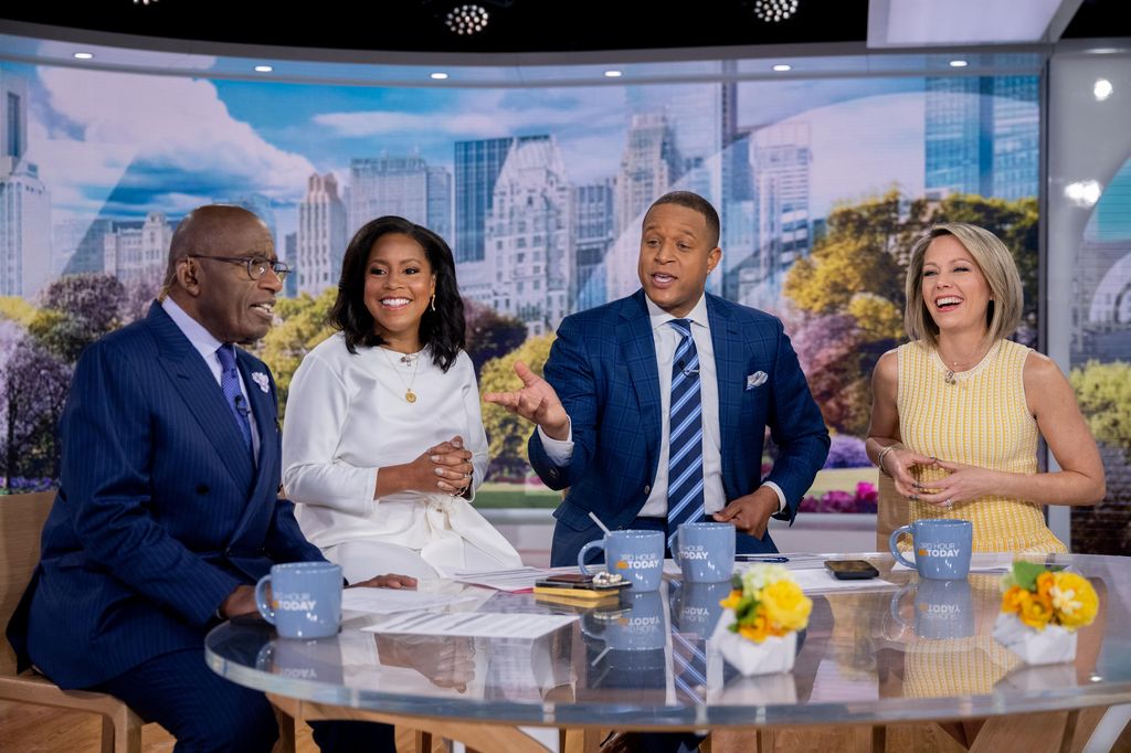 Al Roker, Sheinelle Jones, Craig Melvin and Dylan Dreyer on Monday, April 2, 2023 during Today Show 3rd Hour