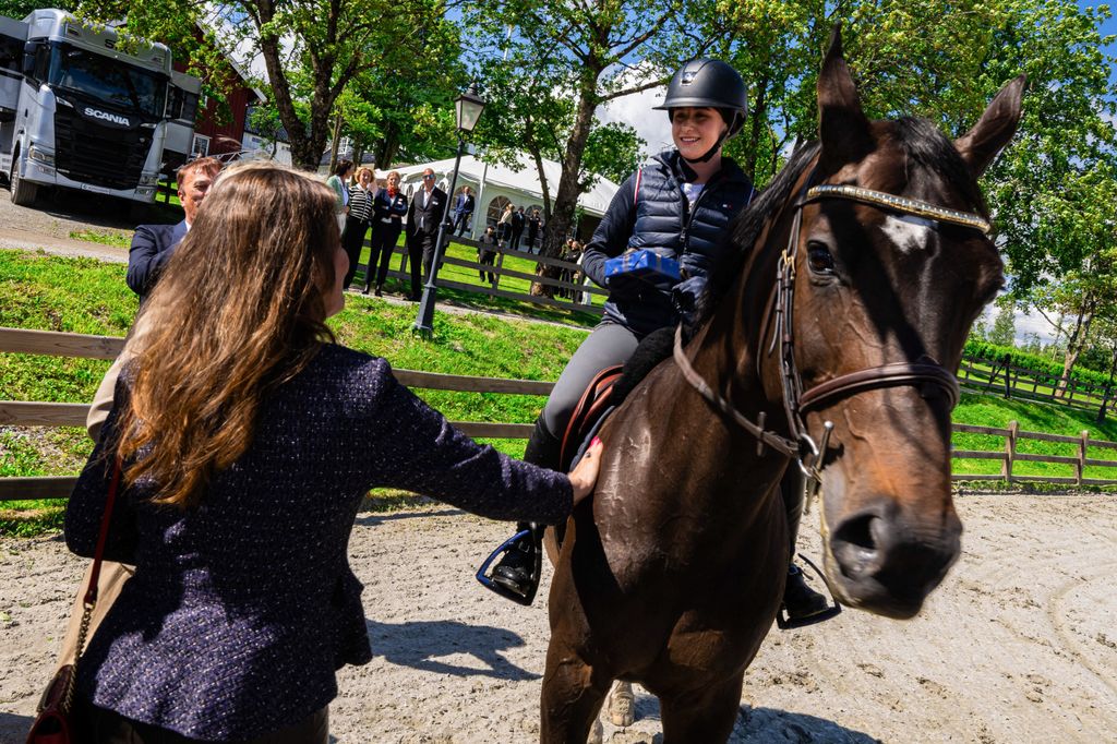 Princess Martha Louise of Norway's daughter Emma is a professional showjumper