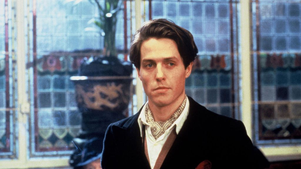 Hugh Grant in An awfully big adventure