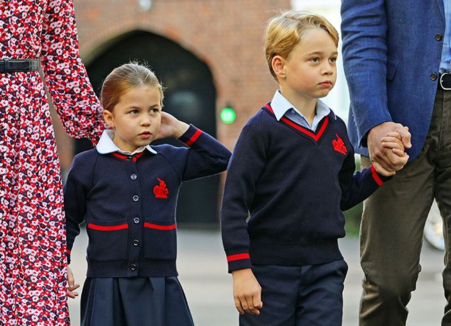 princess charlotte and prince george school