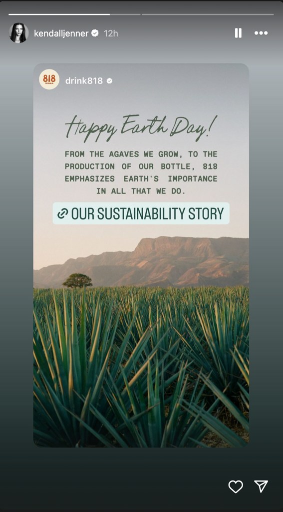 Kendall Jenner celebrates Earth Day