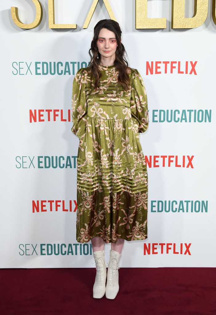 LONDON, ENGLAND - JANUARY 08: Tanya Reynolds attends the "Sex Education" Season 2 World Premiere at Genesis Cinema on January 08, 2020 in London, England. (Photo by Karwai Tang/WireImage)
