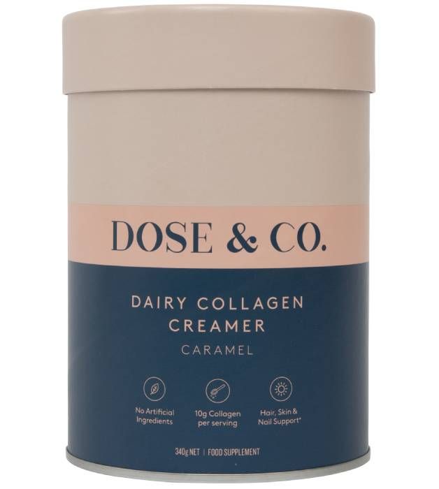 dose and co caramel collagen creamer