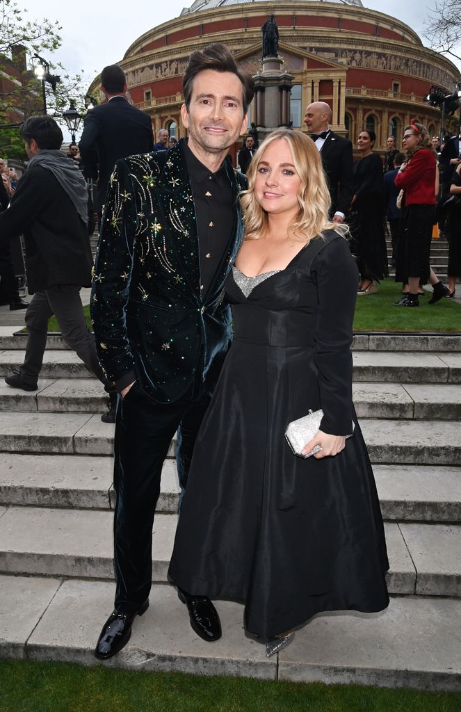 David Tennant and Georgia Tennant attend The Olivier Awards 2024 at Royal Albert Hall on April 14, 2024 in London, England. (Photo by Dave Benett/Getty Images)