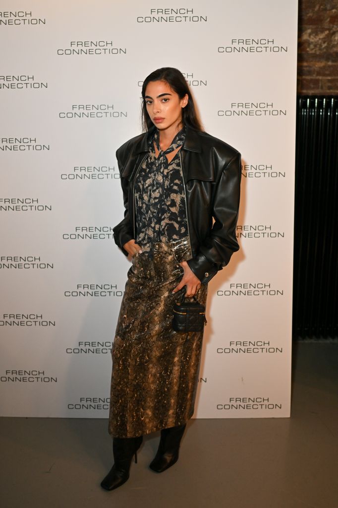 Federica Labanca attends the French Connection AW25 Collection Launch on September 2, 2025 in London, England. (Photo by Jed Cullen/Dave Benett/Getty Images for French Connection)
