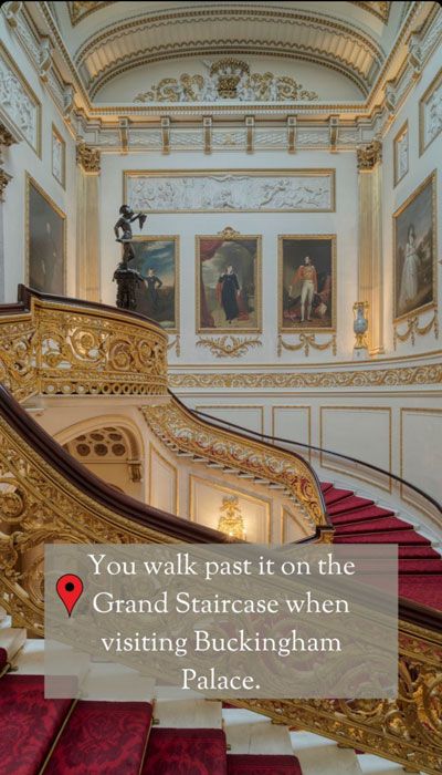 grand staircase buckingham palace