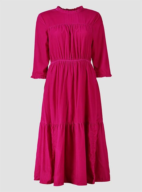 Tu Clothing Pink Velvet Dress