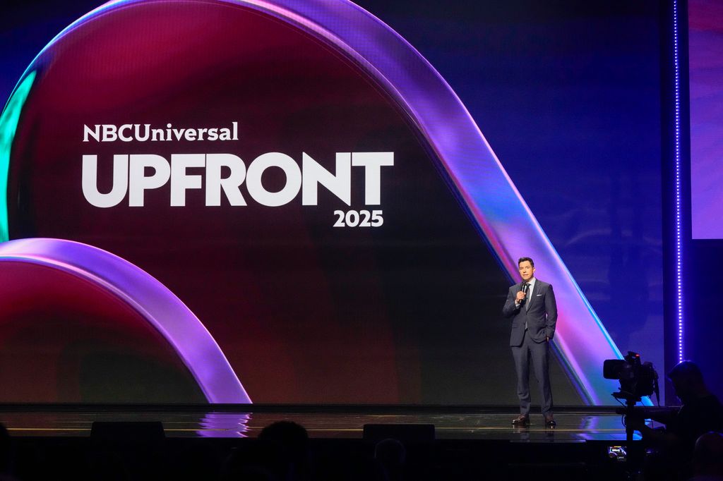 Tom Llamas during the NBCUniversal Upfronts, May 2025