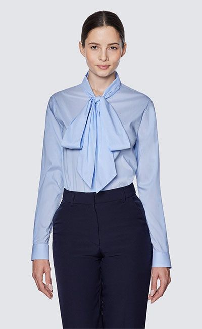 blue blouse