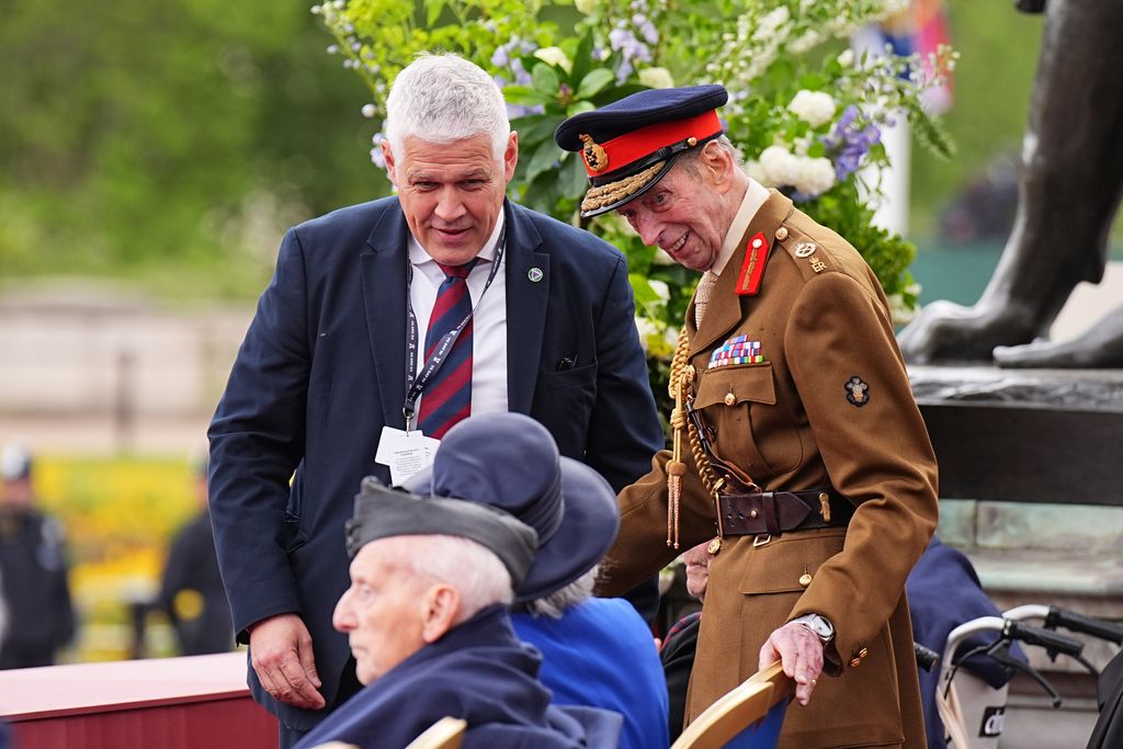 Duke of Kent at VE Day procession