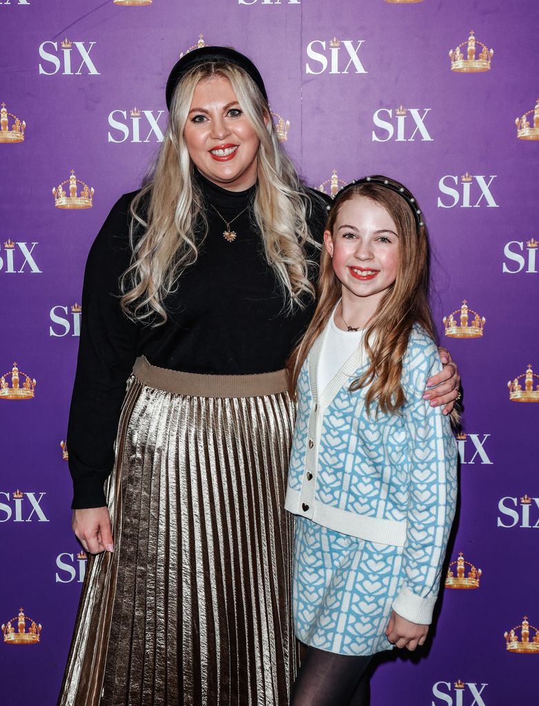 Louise and Darcy at the Six musical