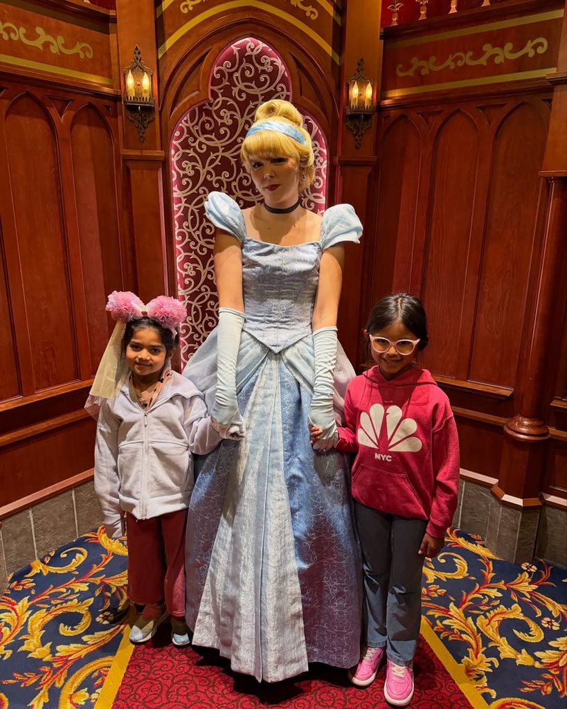 Haley and Hope met a slew of Disney princesses on their visit