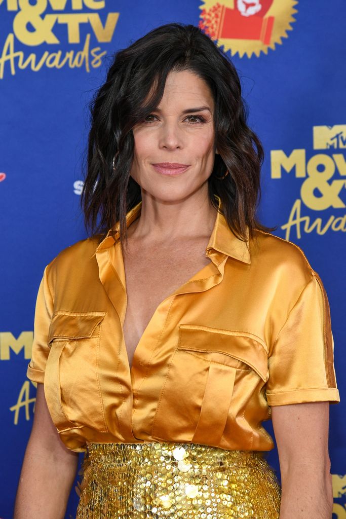 UNSPECIFIED - DECEMBER 6: In this image released on December 6, Neve Campbell attends the 2020 MTV Movie & TV Awards: Greatest Of All Time broadcast on December 6, 2020. (Photo by Kevin Mazur/2020 MTV Movie & TV Awards/Getty Images for MTV Communications)
