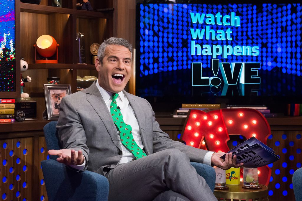  Andy Cohen on set of Watch What Happens Live