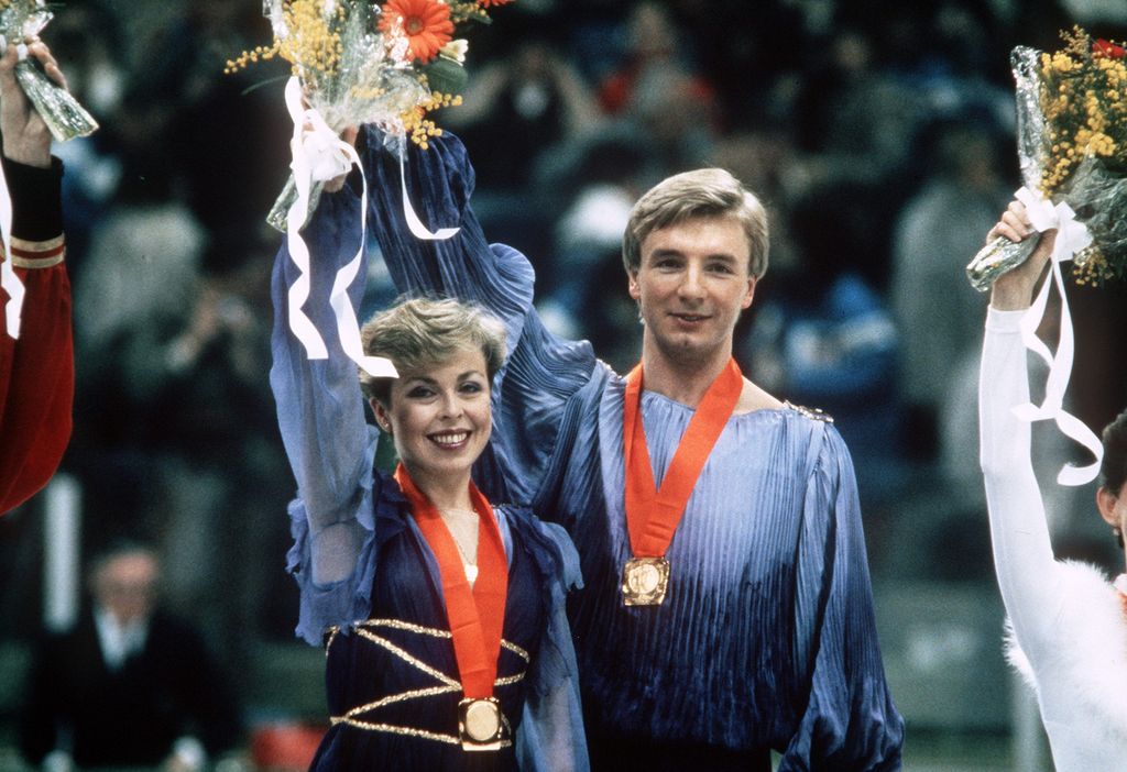 Jayne Torvill and Christopher Dean - Feb 1984 win The Gold Medal for Great Britain in the Olympic Ice Dance Championships in Sarajevo