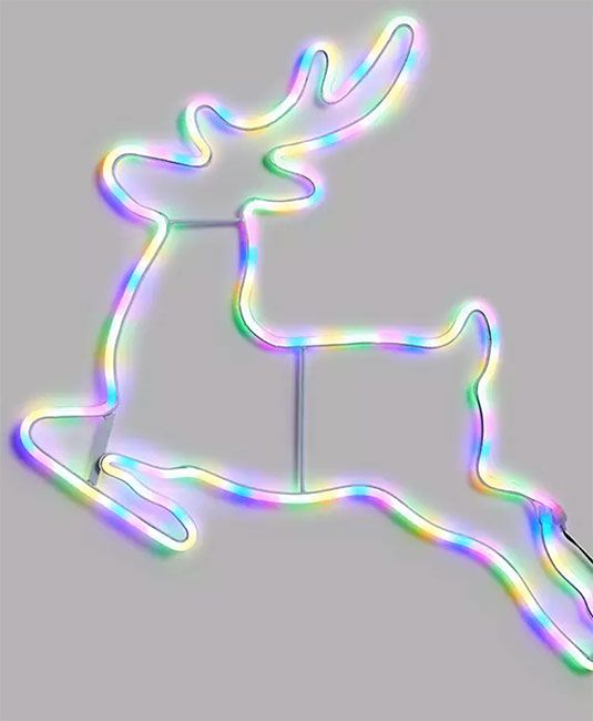 reindeer rainbow light 22