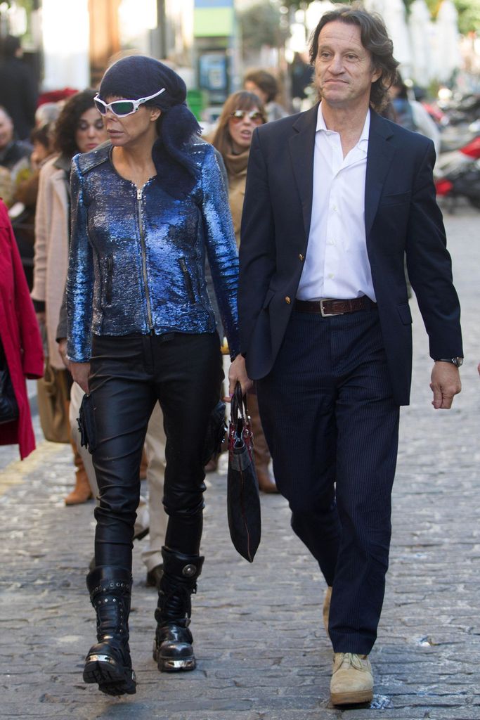 Princess Kalina of Bulgaria and Kitin Munoz are seen on December 5, 2014 in Madrid, Spain.