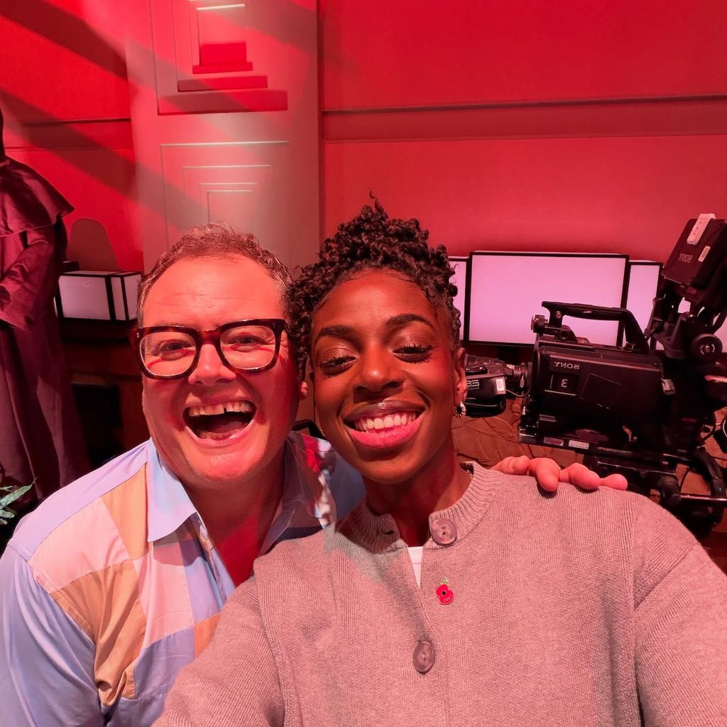 Cat Burns and Alan Carr 