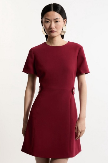 Karen Millen burgundy dress