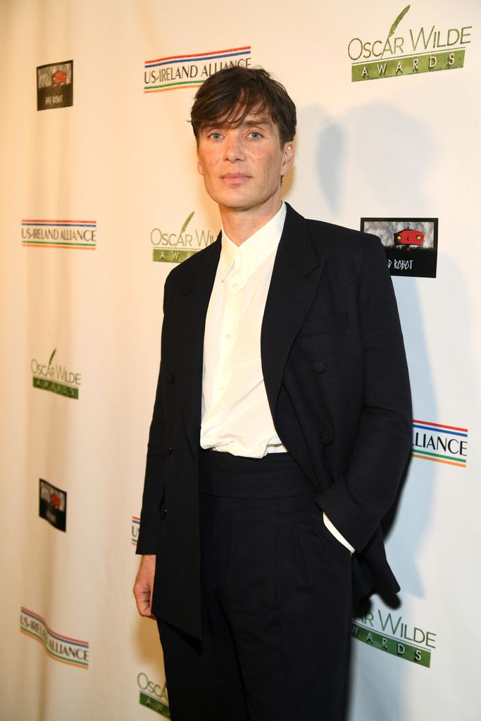 Cillian Murphy attends the US-Ireland Alliance's 18th annual Oscar Wilde Awards at Bad Robot on March 07, 2024 