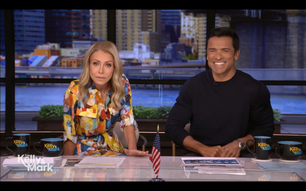 Kelly Ripa and Mark Consuelos on LIVE with Kelly and Mark on ABC, June 2, 2025