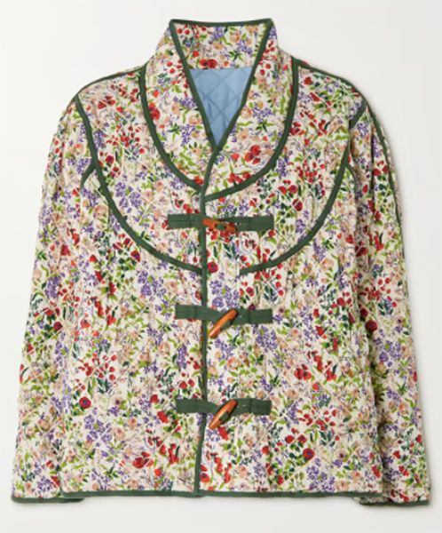 The Great floral quilted jacket