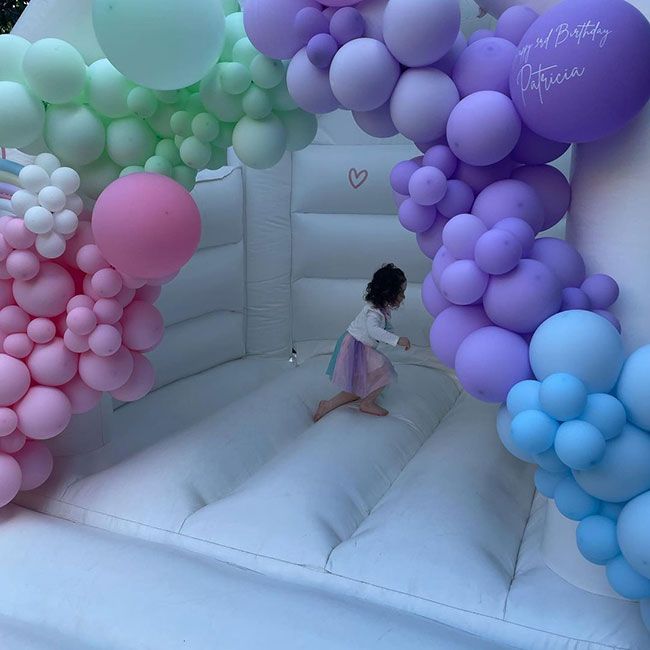 christine lampard bouncy castle