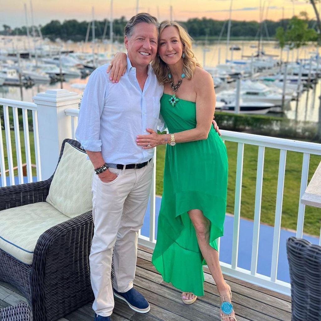 Lara Spencer with husband Richard McVey in a photo shared on Instagram