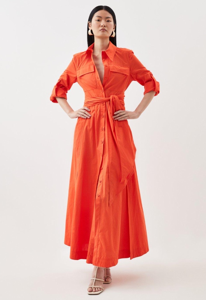 Karen Millen orange dress