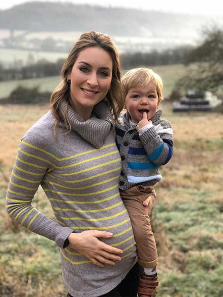 amy williams pregnant with her second child