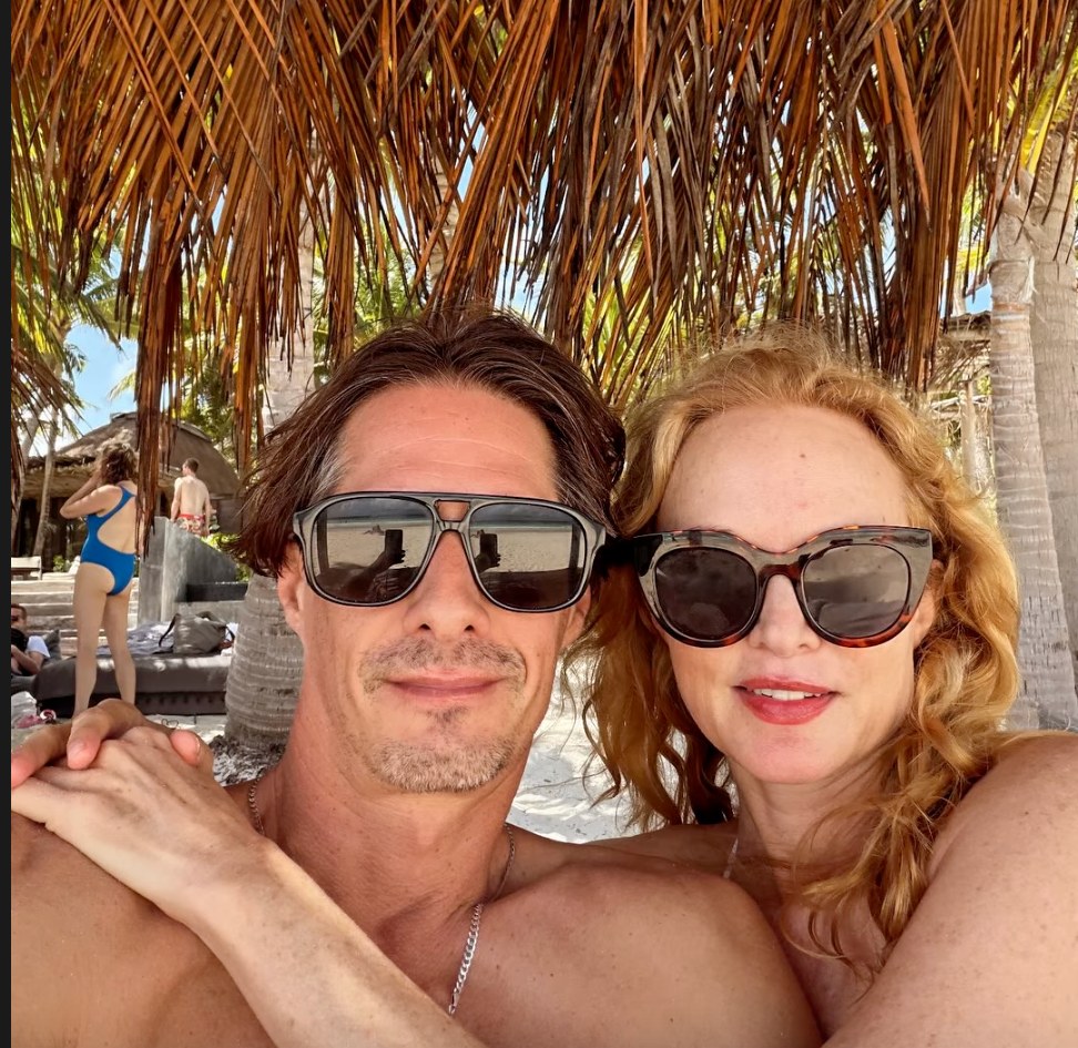Heather Graham petit ami Michele Civetta plage