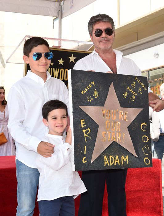 eric cowell and adam silverman with Simon Cowell