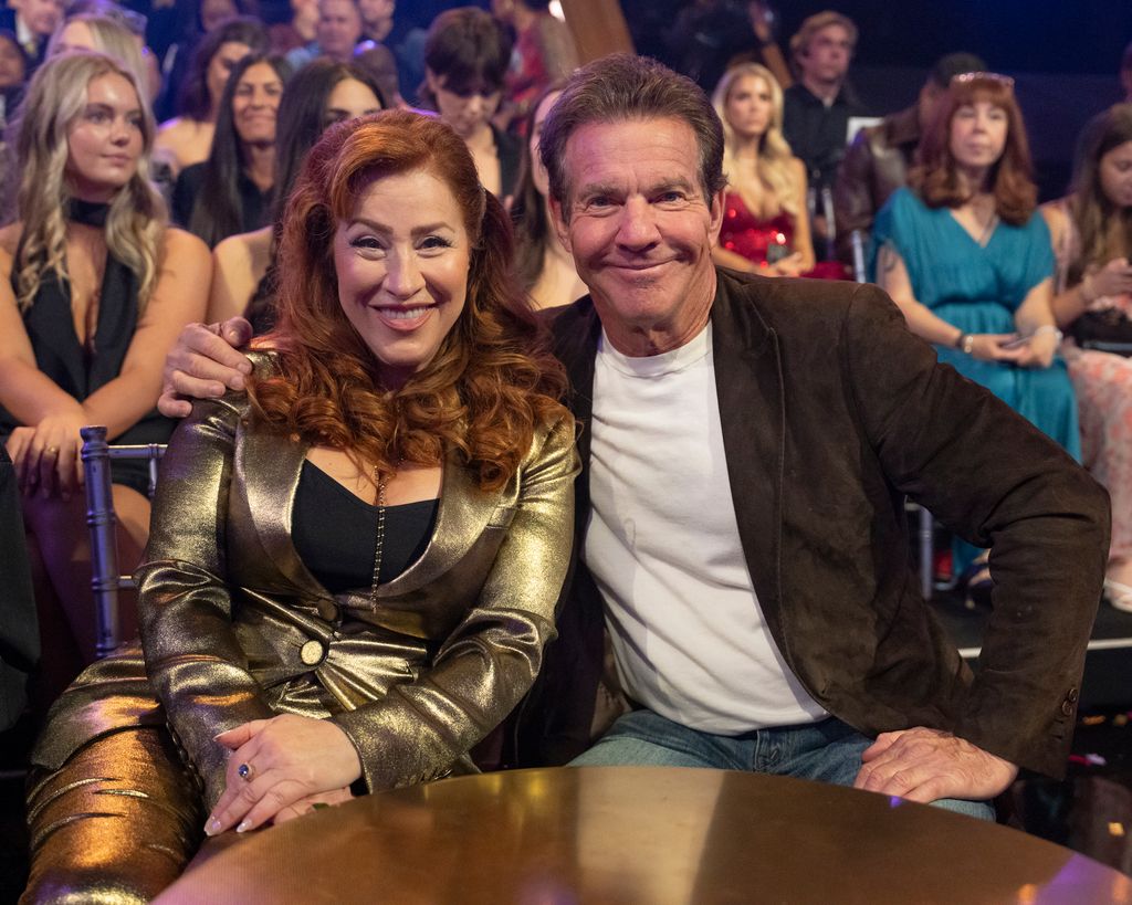 Lisa Ann Walter and Dennis Quaid at DWTS
