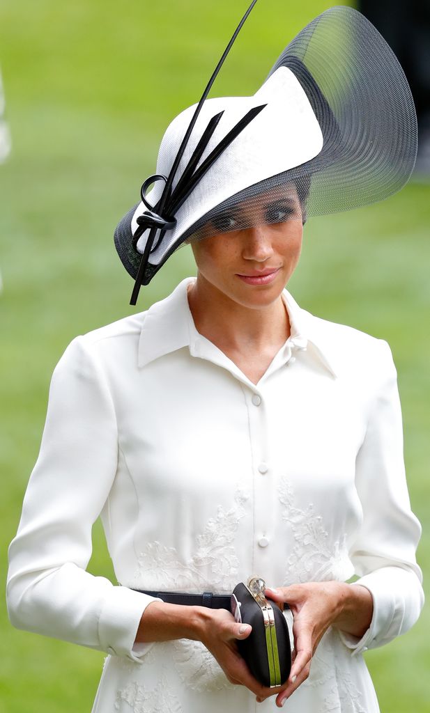 The Duchess of Sussex at Ascot in 2018