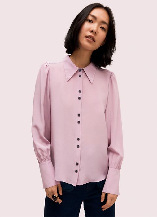 pink blouse kate spade holly willoughby